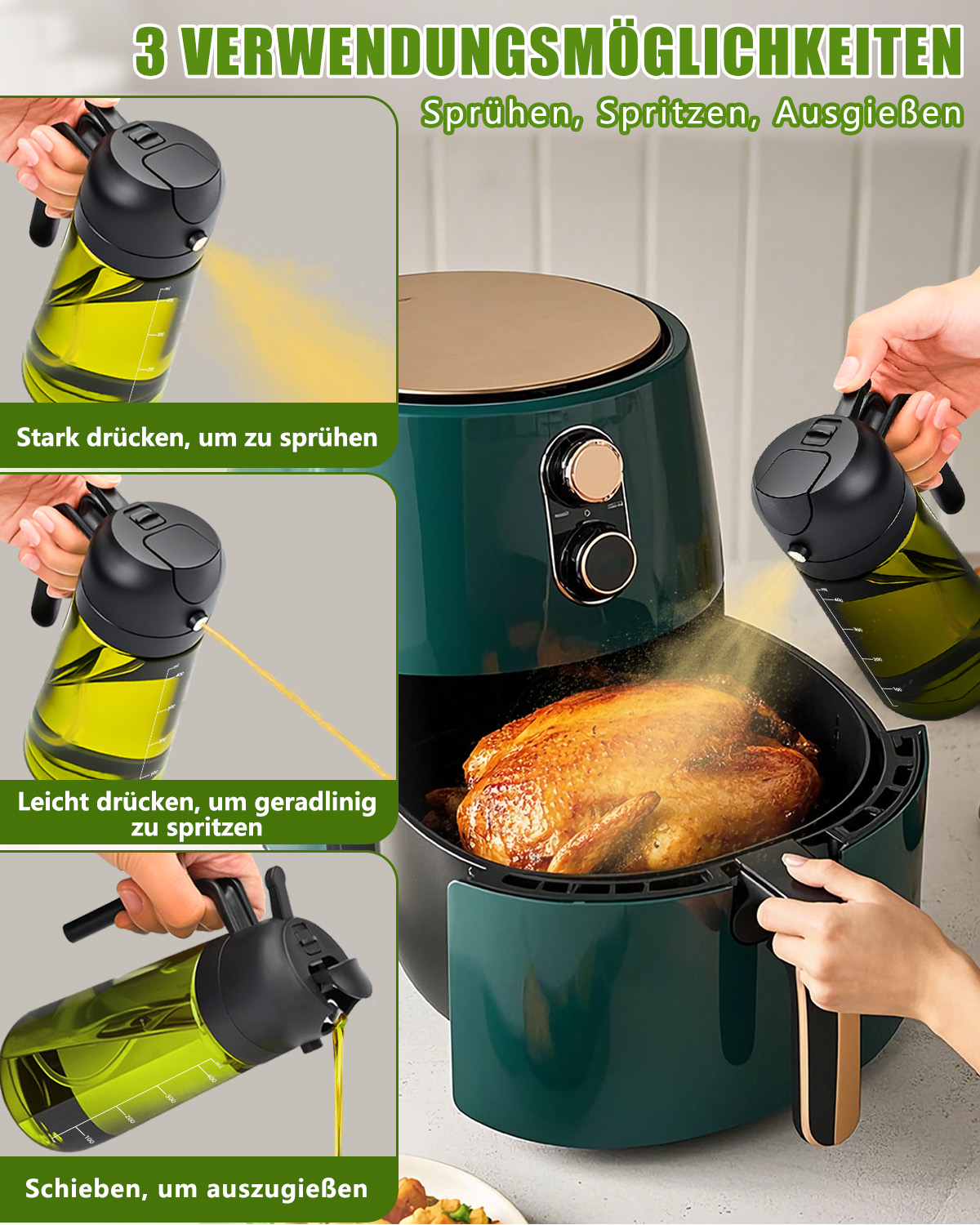 2-in-1 Oil Sprayer Bottle (UV Protection) - Image 6