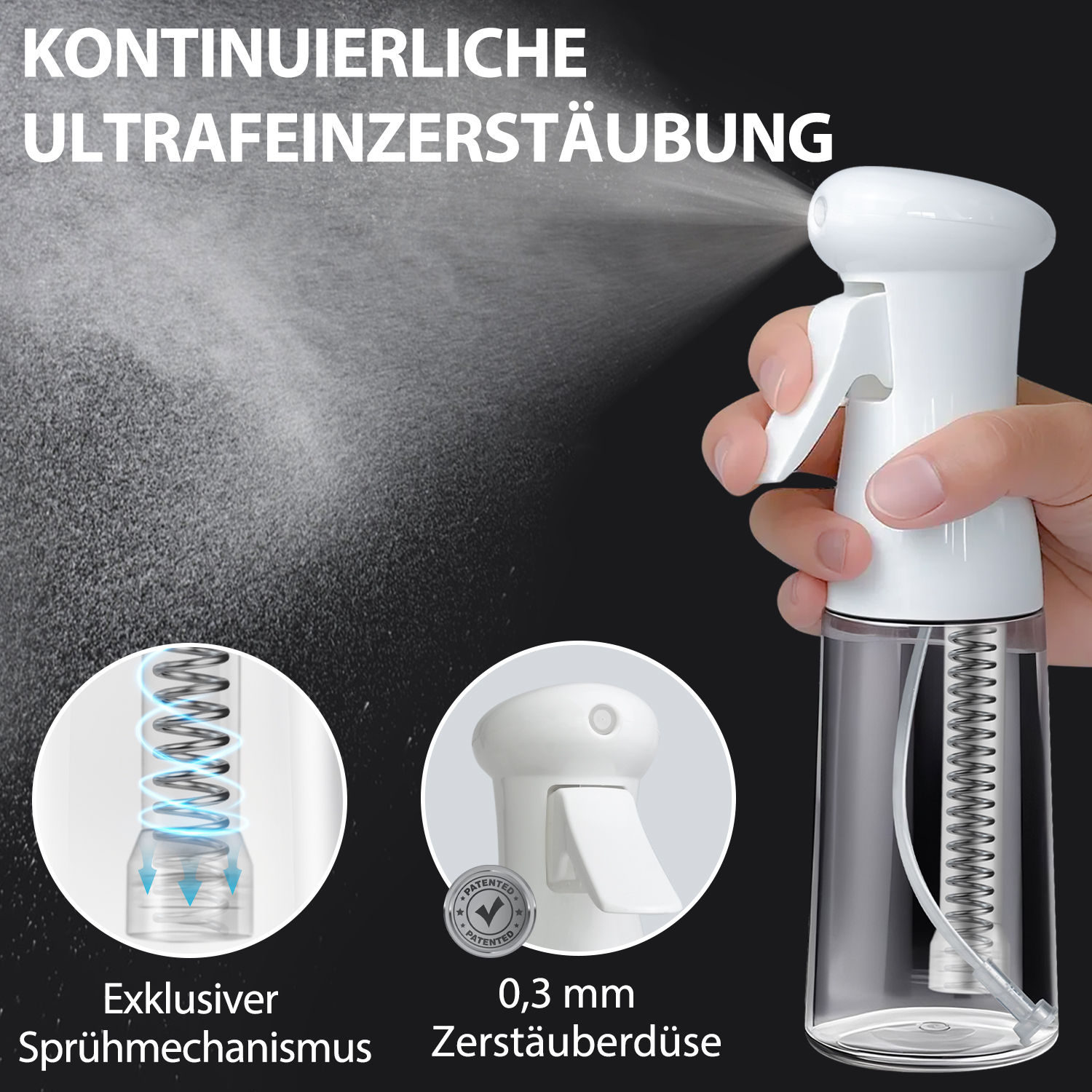 Ultra-fine continuous mist spray bottle - Image 2