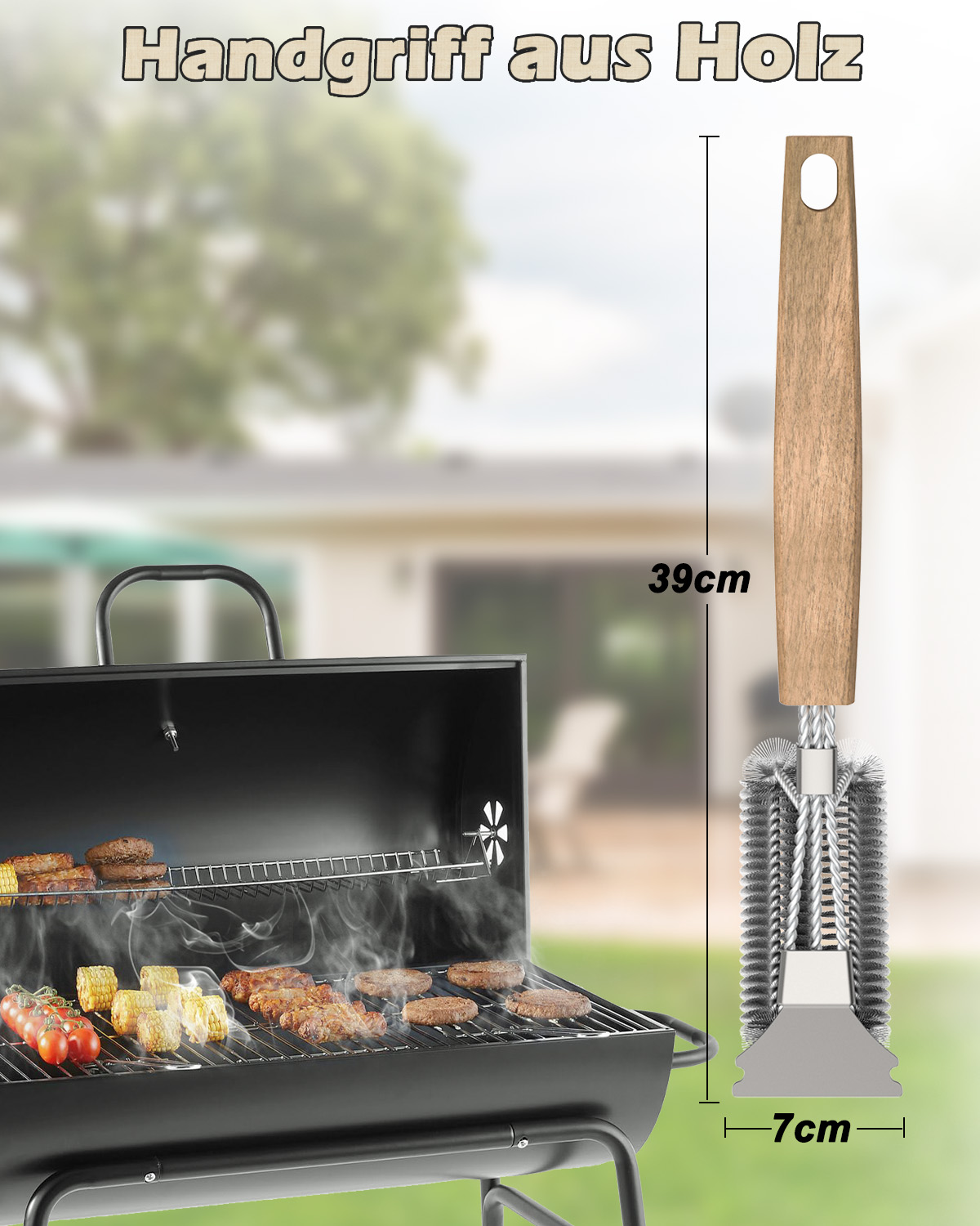 Grill cleaning brush - Image 2