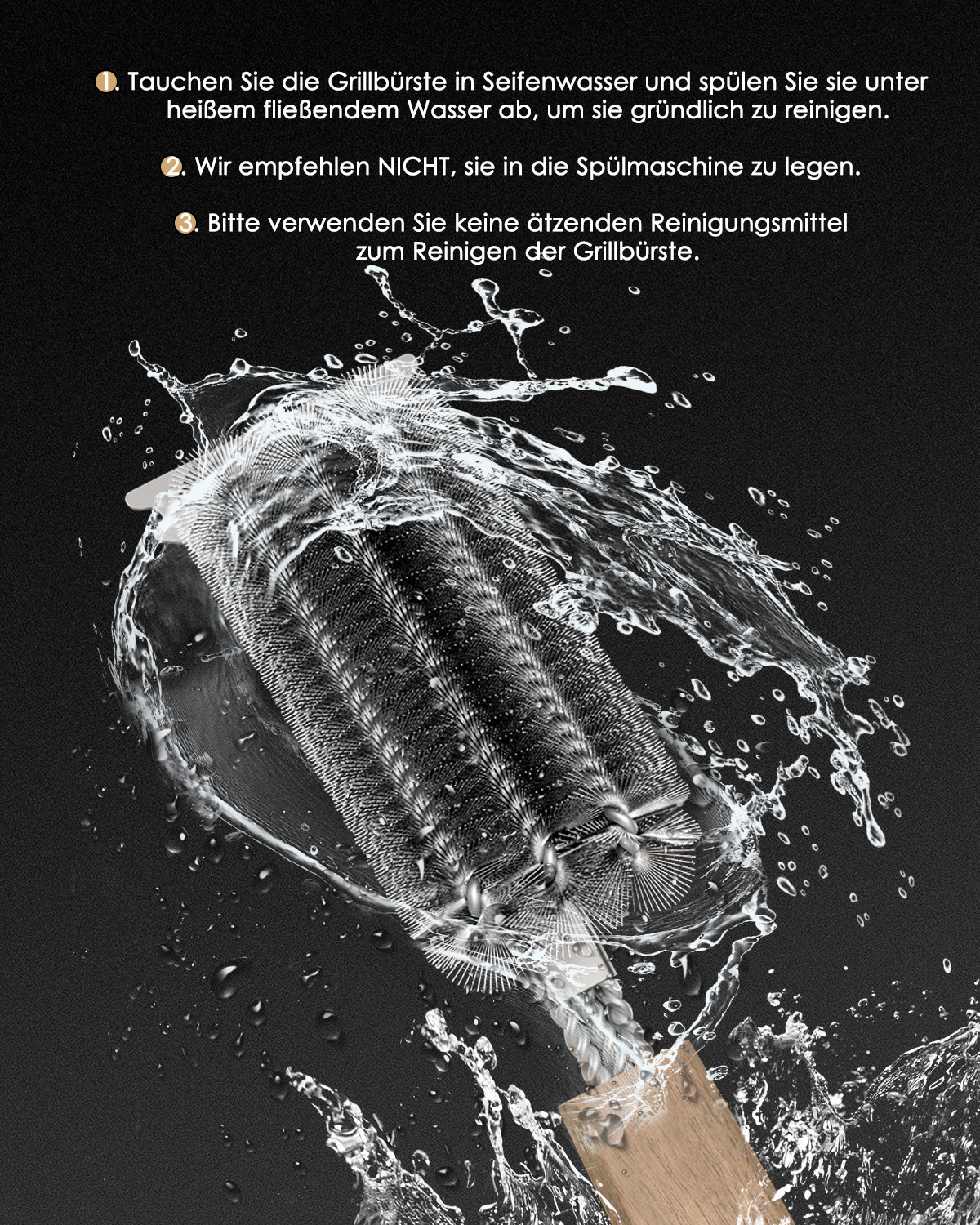Grill cleaning brush - Image 4