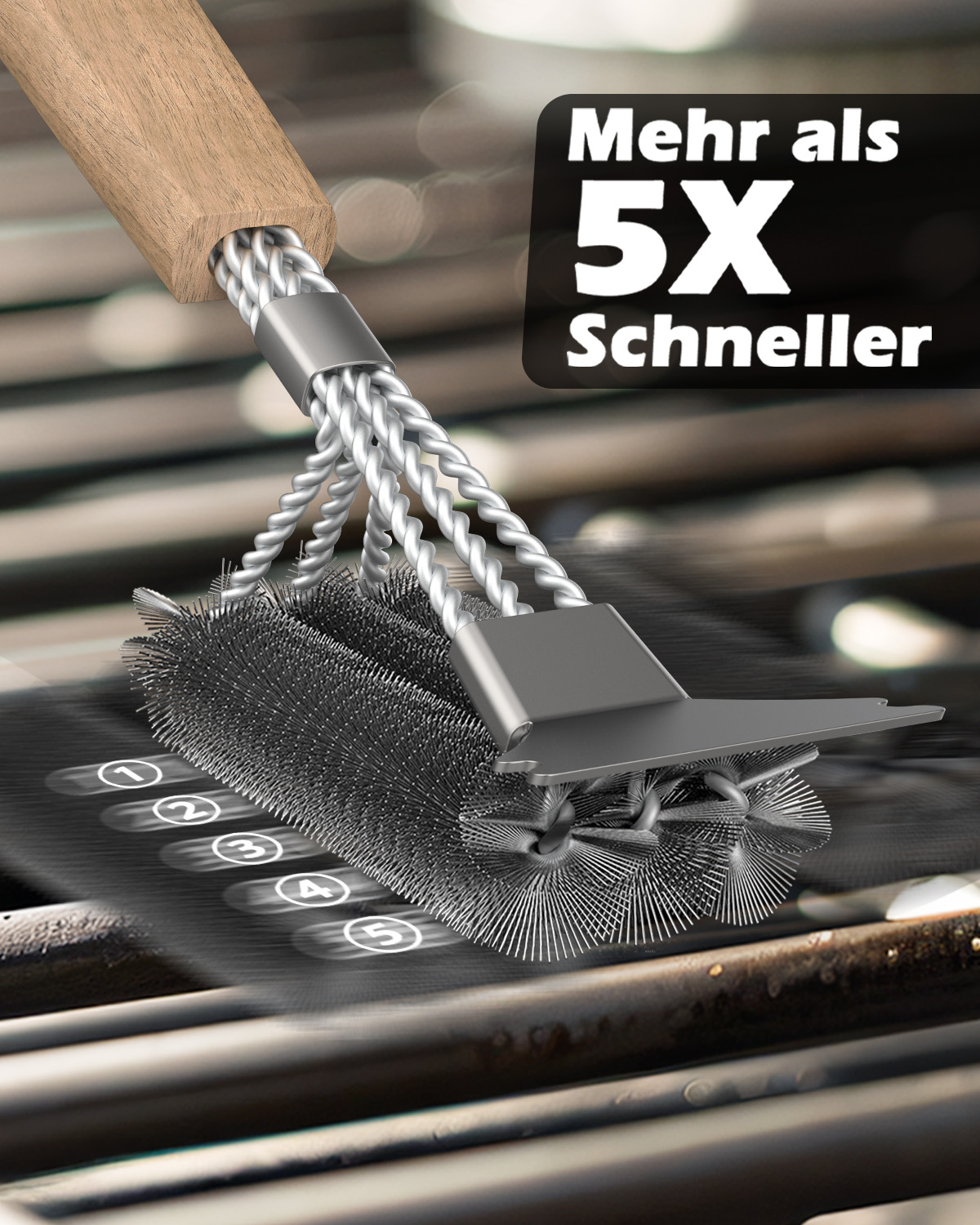 Grill cleaning brush - Image 6